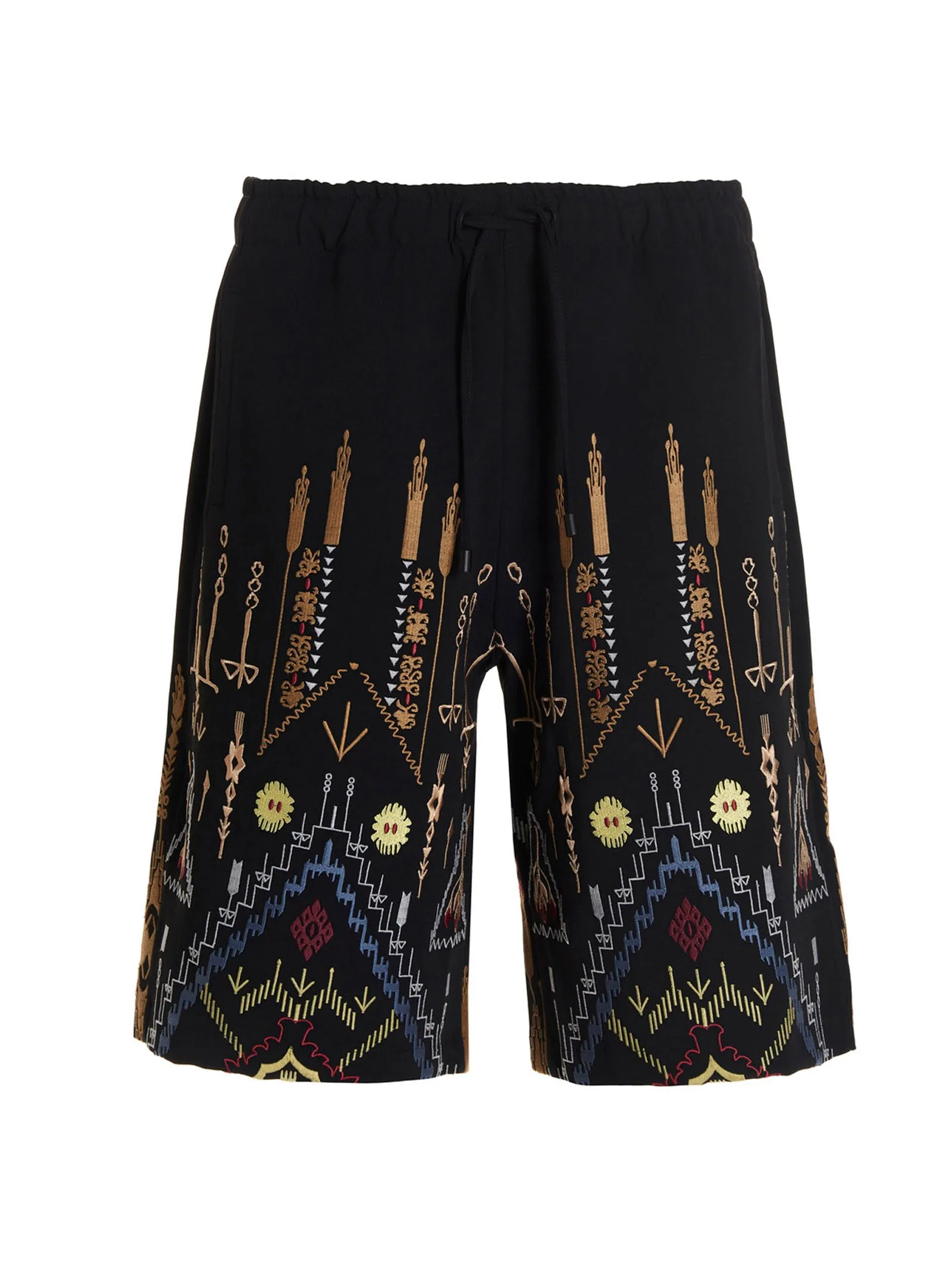Etro Embroidered Mid Rise Shorts