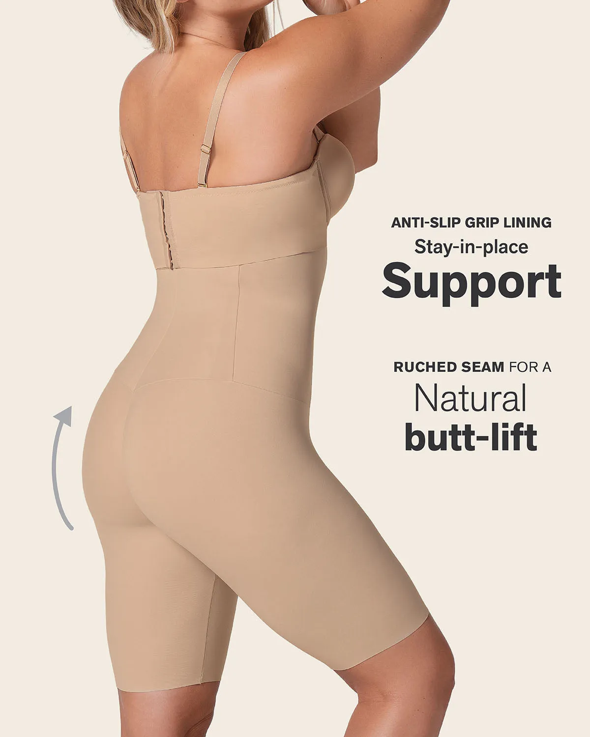 Extra High Waisted Firm Shaper Short