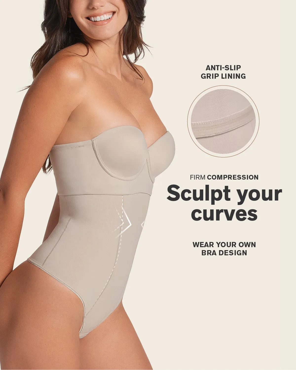 Extra High-Waisted Sculpting Thong Panty