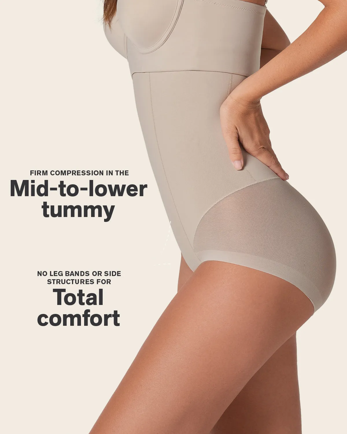 Extra High-Waisted Sheer Bottom Sculpting Shaper Panty
