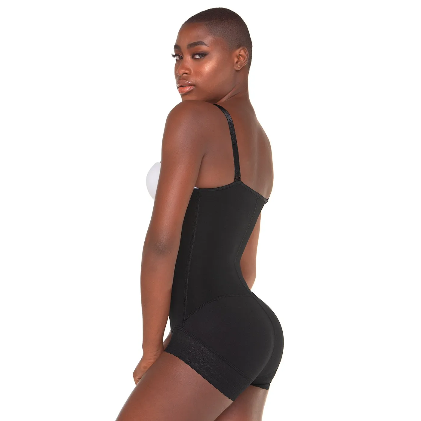 Fajas MariaE FU121 Fajas Colombianas Post Surgery Compression Garment | Tummy Tuck & Lipo Thong Body Shaper