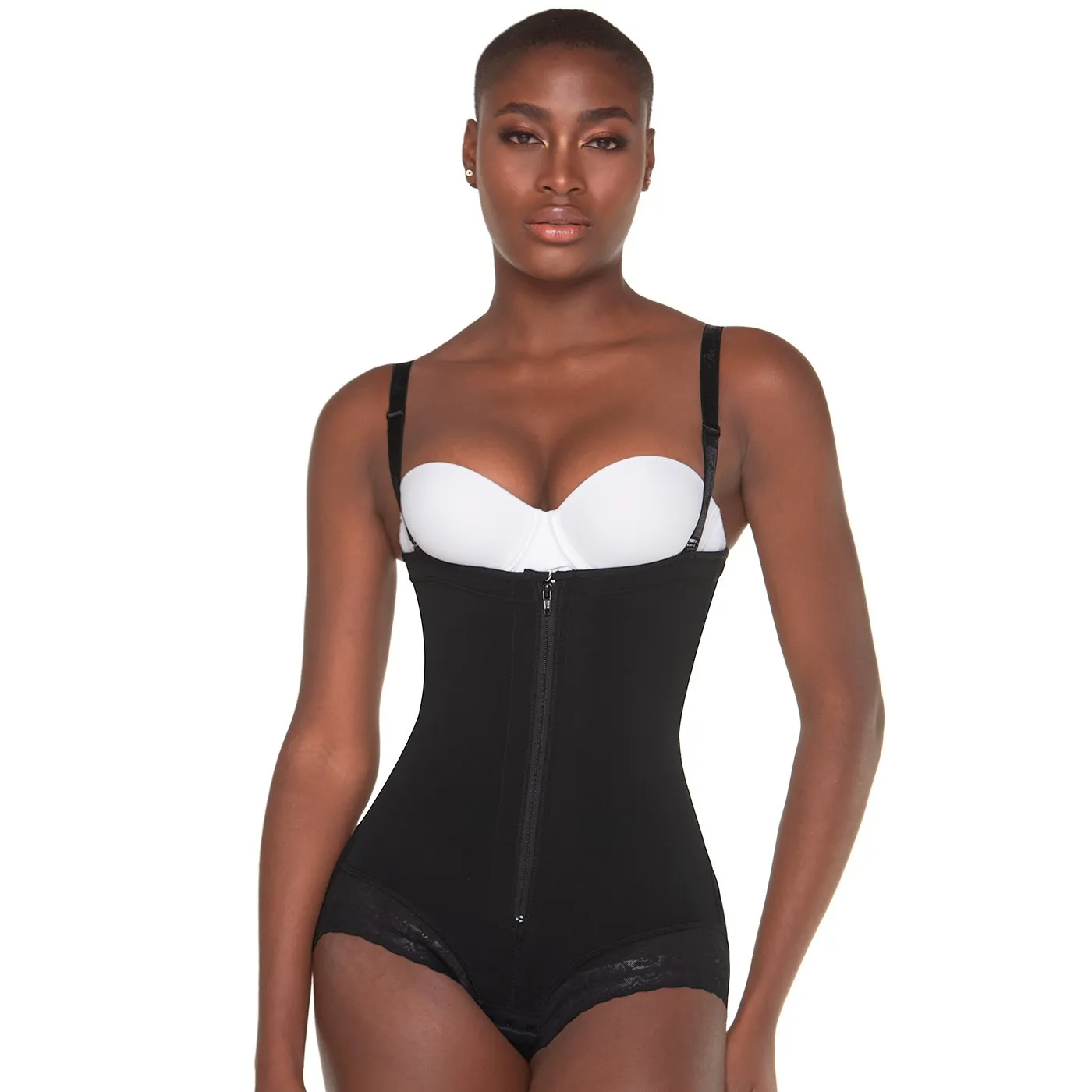 Fajas MariaE FU121 Fajas Colombianas Post Surgery Compression Garment | Tummy Tuck & Lipo Thong Body Shaper