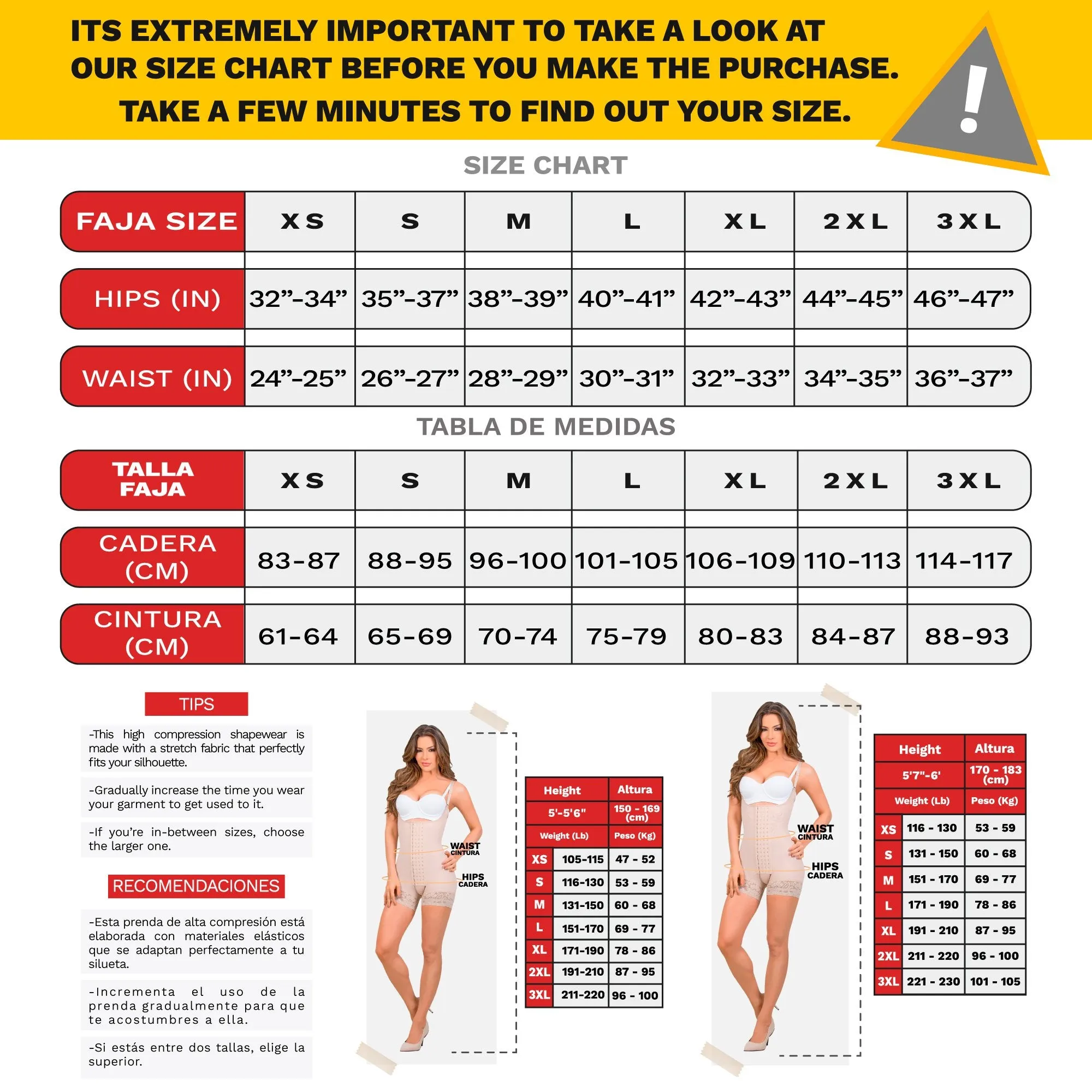 Fajas MariaE FU121 Fajas Colombianas Post Surgery Compression Garment | Tummy Tuck & Lipo Thong Body Shaper