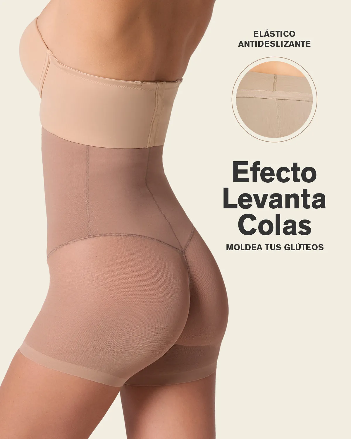 Firm Compression High-Waisted Sheer Short Shaper