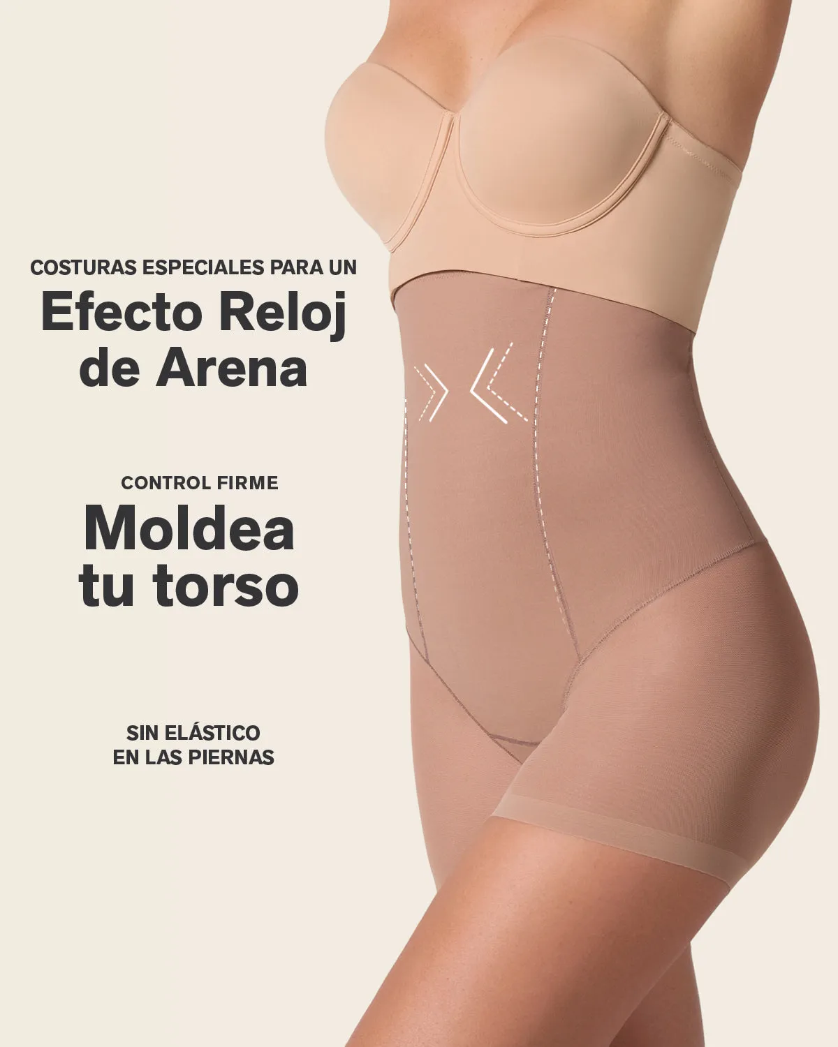 Firm Compression High-Waisted Sheer Short Shaper