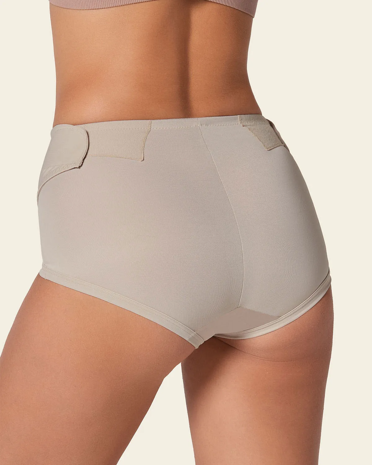 Firm Compression Postpartum Panty with Adjustable Belly Wrap