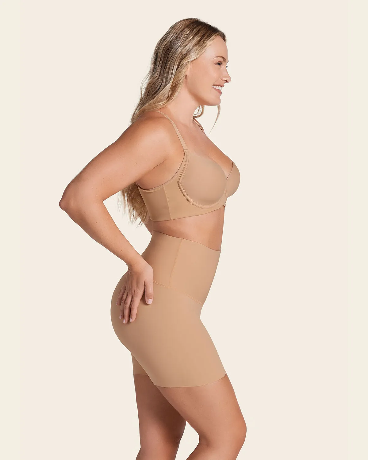 Firm High-Waisted Shaper Slip Short