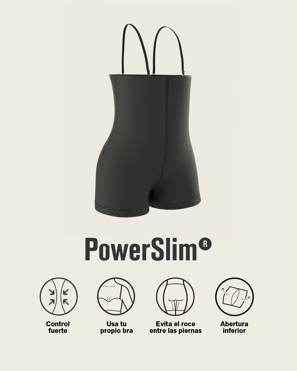 Firm Tummy Control Strapless Shaper with Butt Lifter