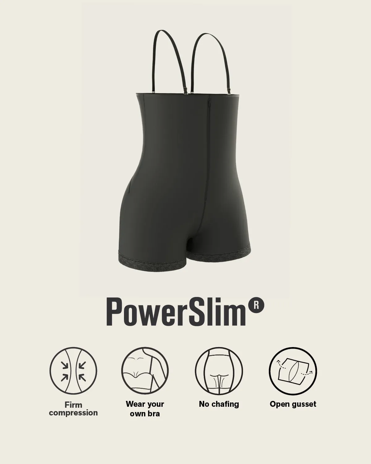 Firm Tummy Control Strapless Shaper with Butt Lifter