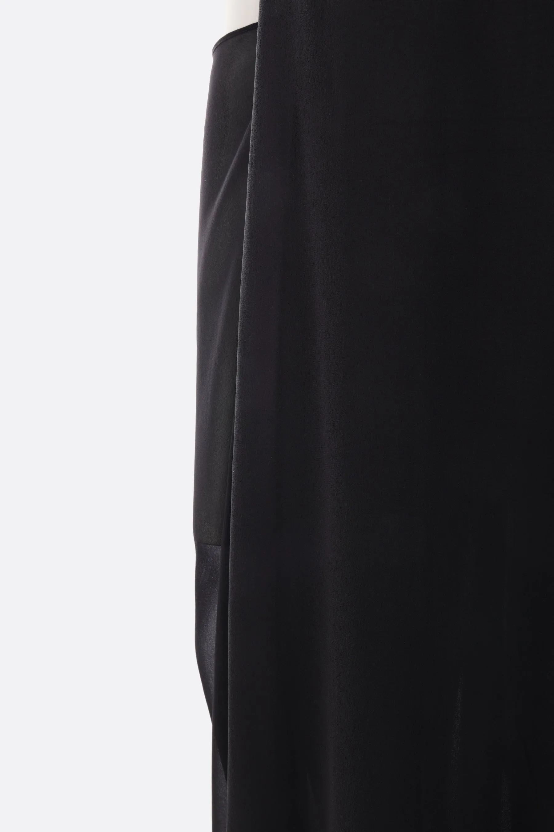 floating silk strapless dress