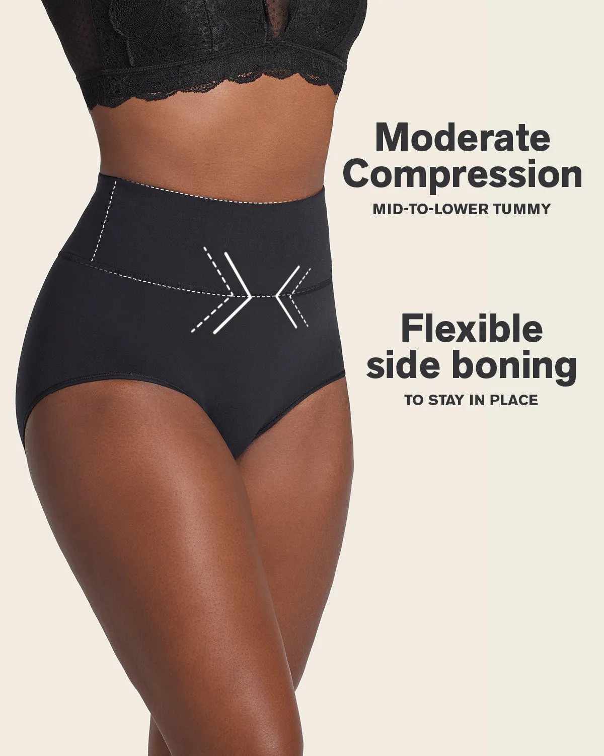 High-Waisted Classic Shaping Brief