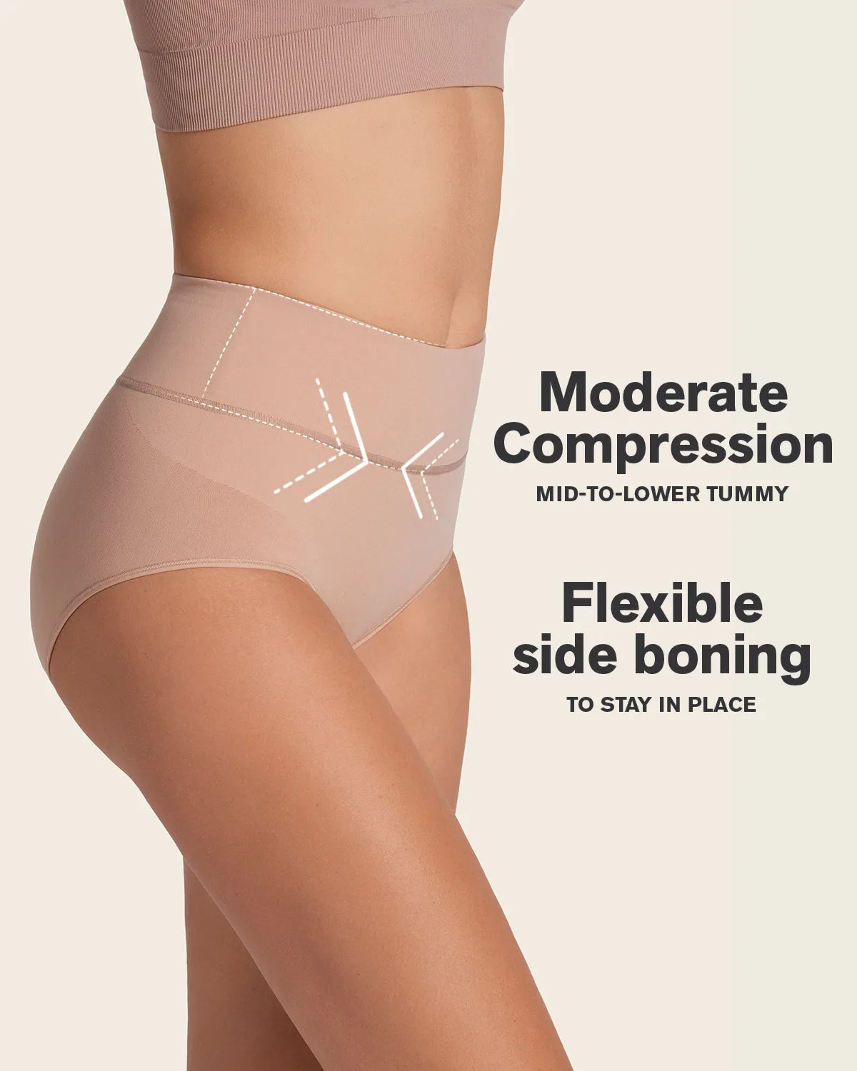 High-Waisted Classic Shaping Brief