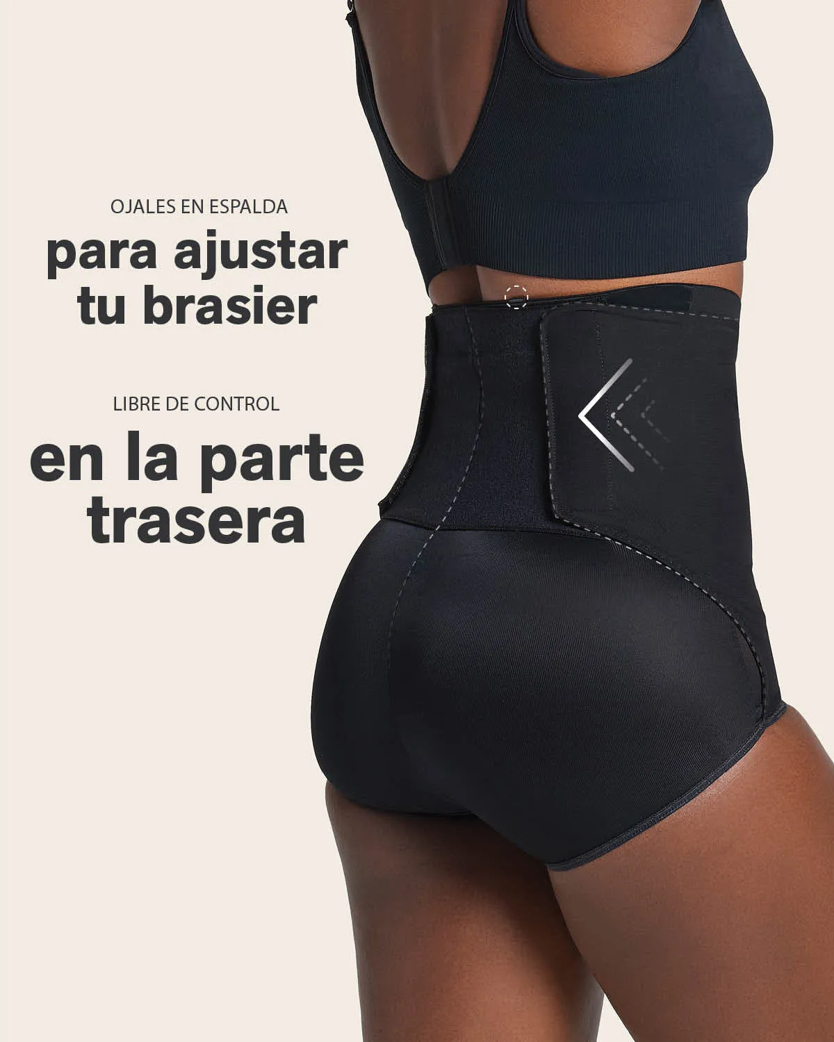 High-Waisted Firm Compression Post Surgical Panty with Adjustable Belly Wrap