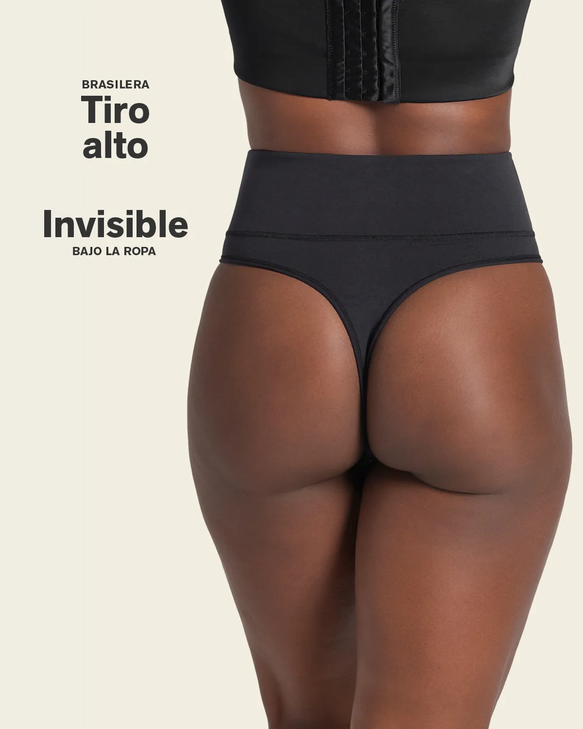 High-Waisted Seamless Moderate Shaper Thong Panty