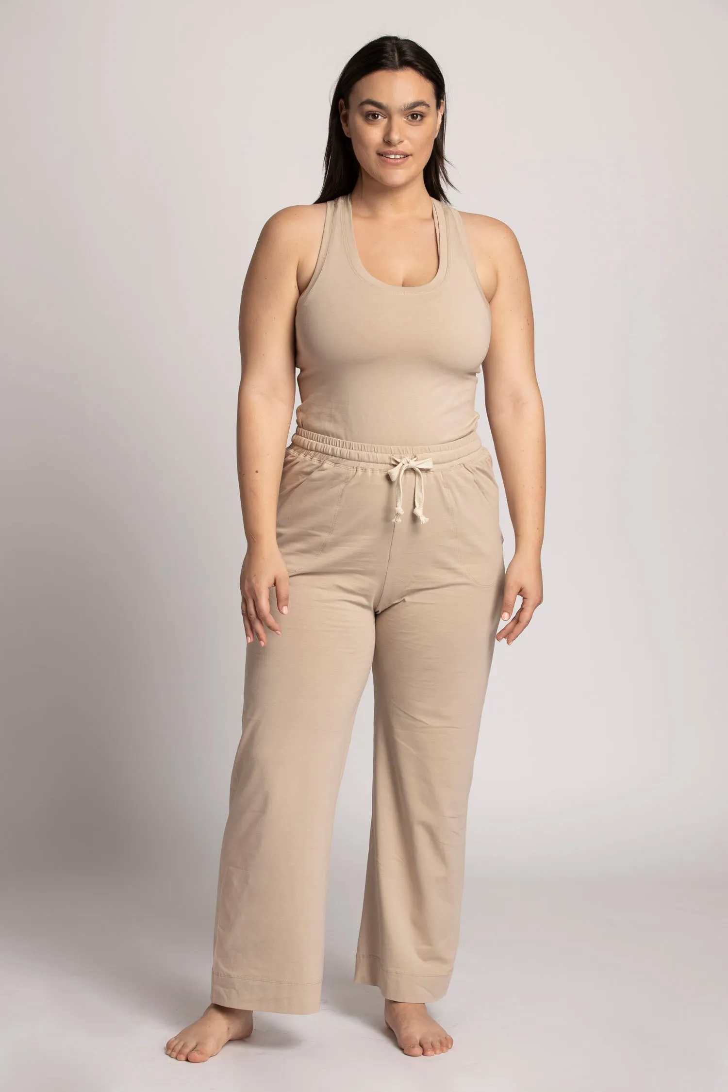 I'mPerfect Organic Cotton Wide Leg Lounge Pants 25%off