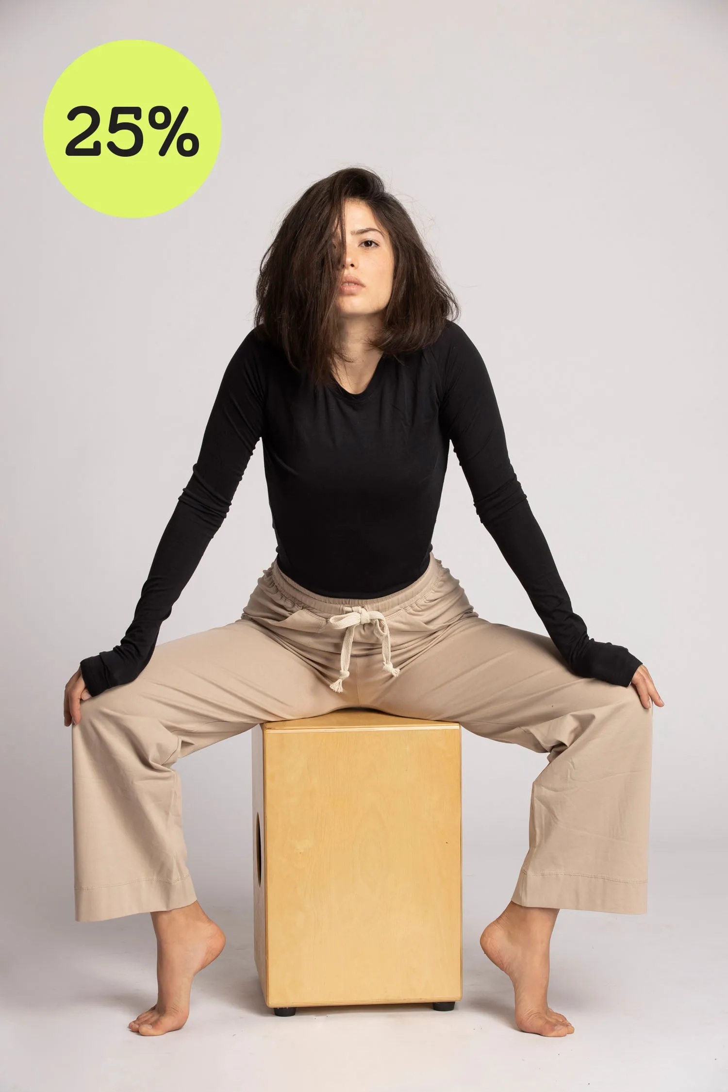 I'mPerfect Organic Cotton Wide Leg Lounge Pants 25%off