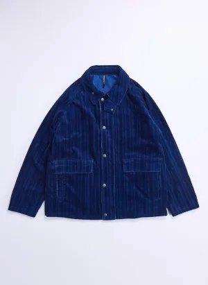 Indigo Cotton Corduroy Hunting Jacket