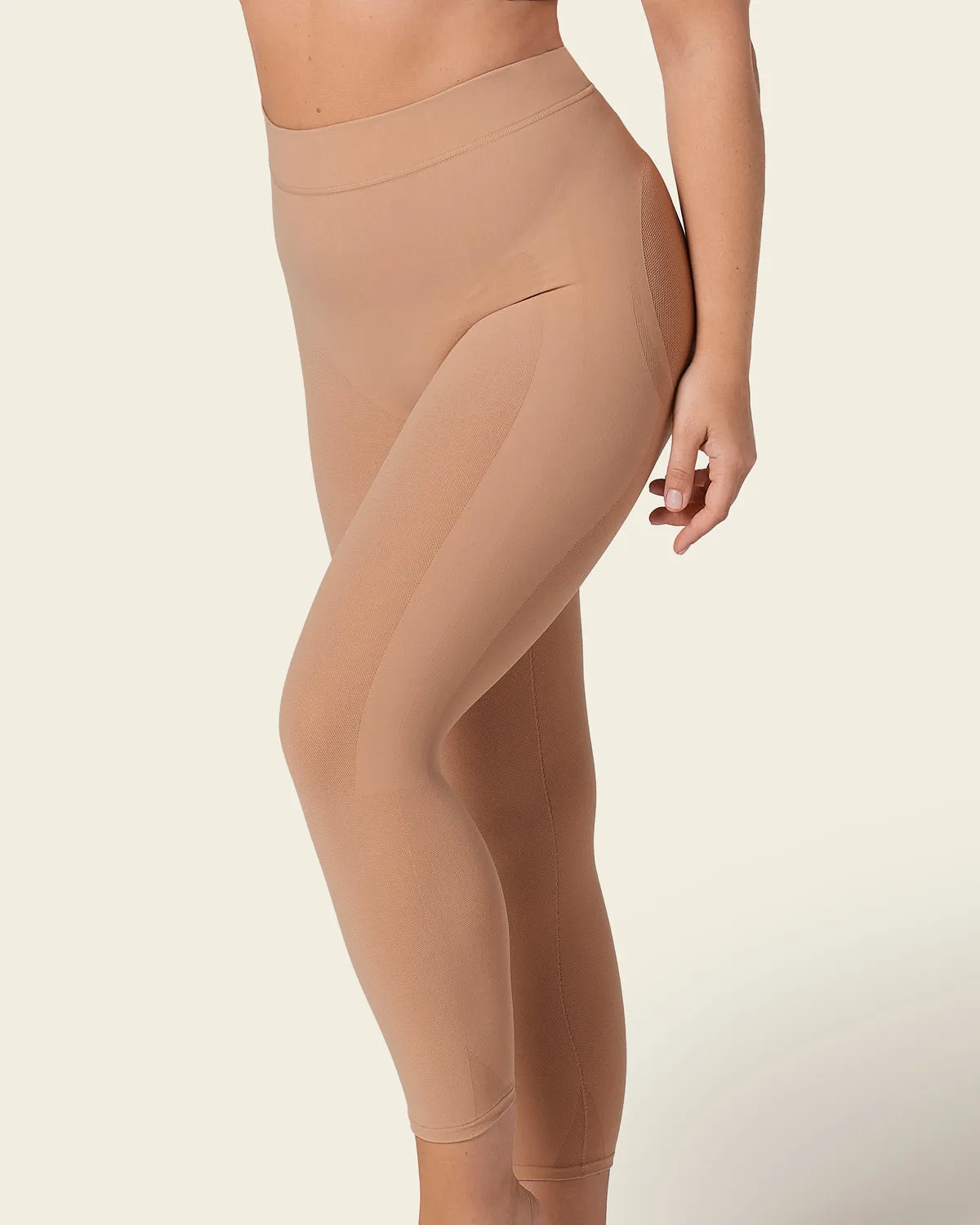 Invisible High-Waisted Capri Shaper