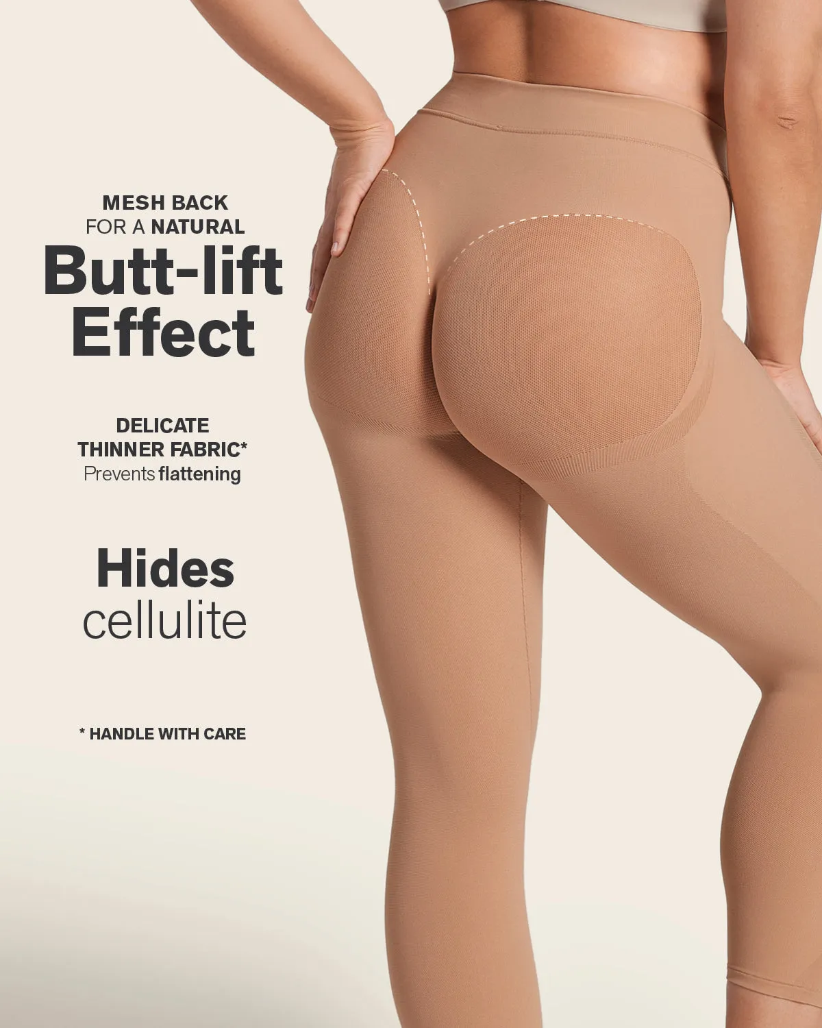 Invisible High-Waisted Capri Shaper