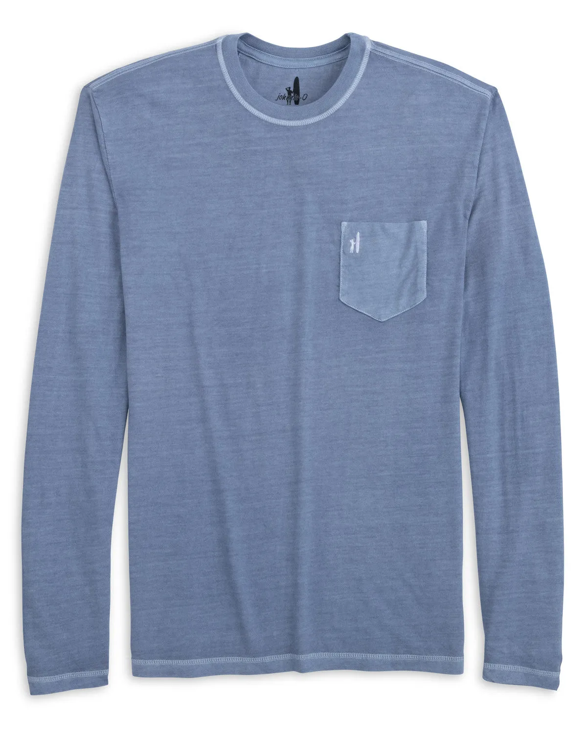 Johnnie O Mens Heathered Brennan 2 0 Long Sleeve Tee