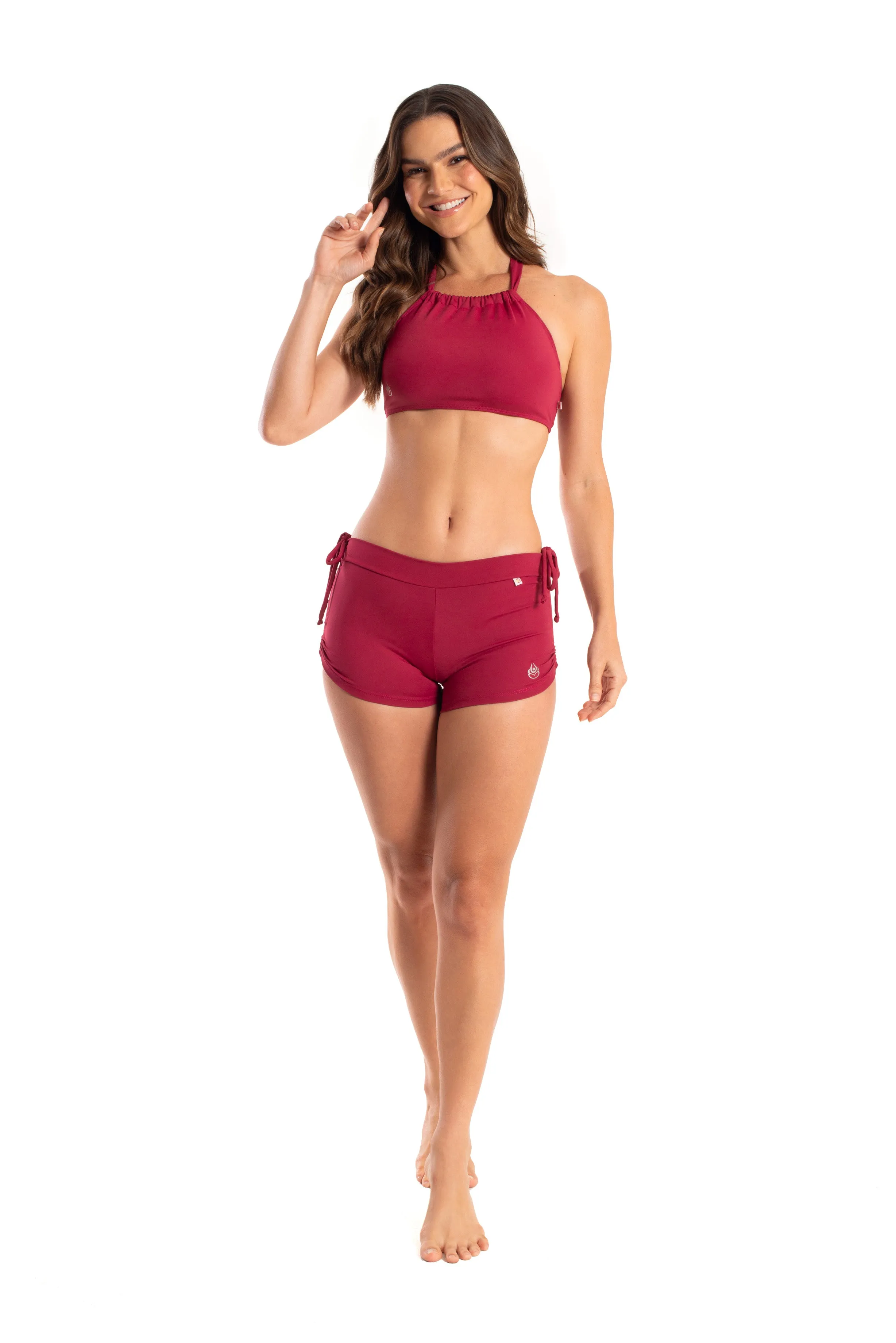 Kali Top, Cherry, Demi Compression
