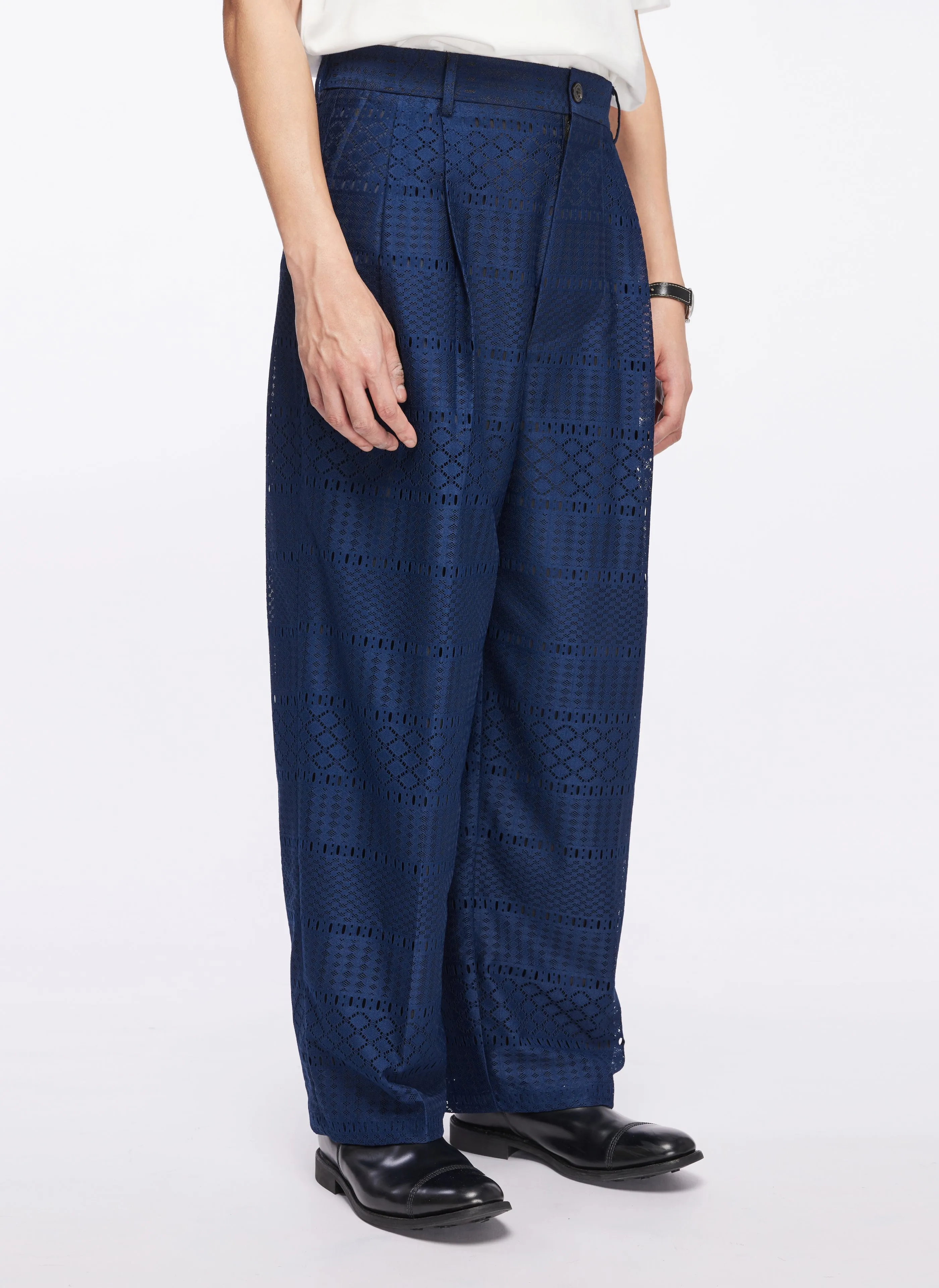 Kyoto Lily Lace Pleated Pants