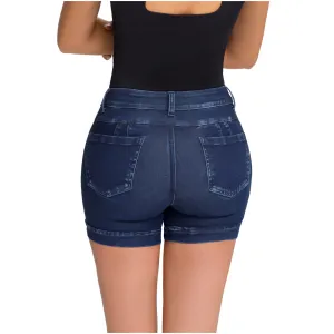 Lowla 239717 | Women Jean Butt Lifting Shorts with Inner Girdle
