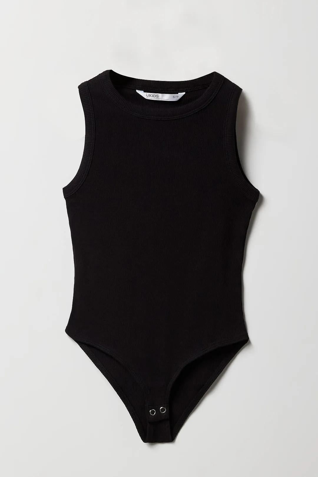 Maillot camisole côtelé pour filles