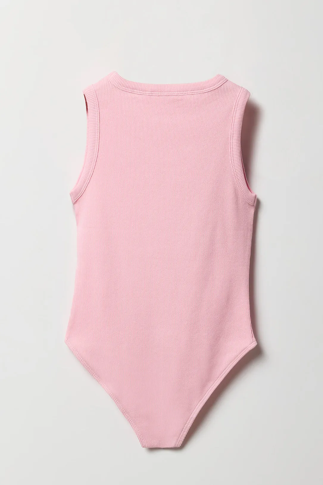 Maillot camisole côtelé pour filles