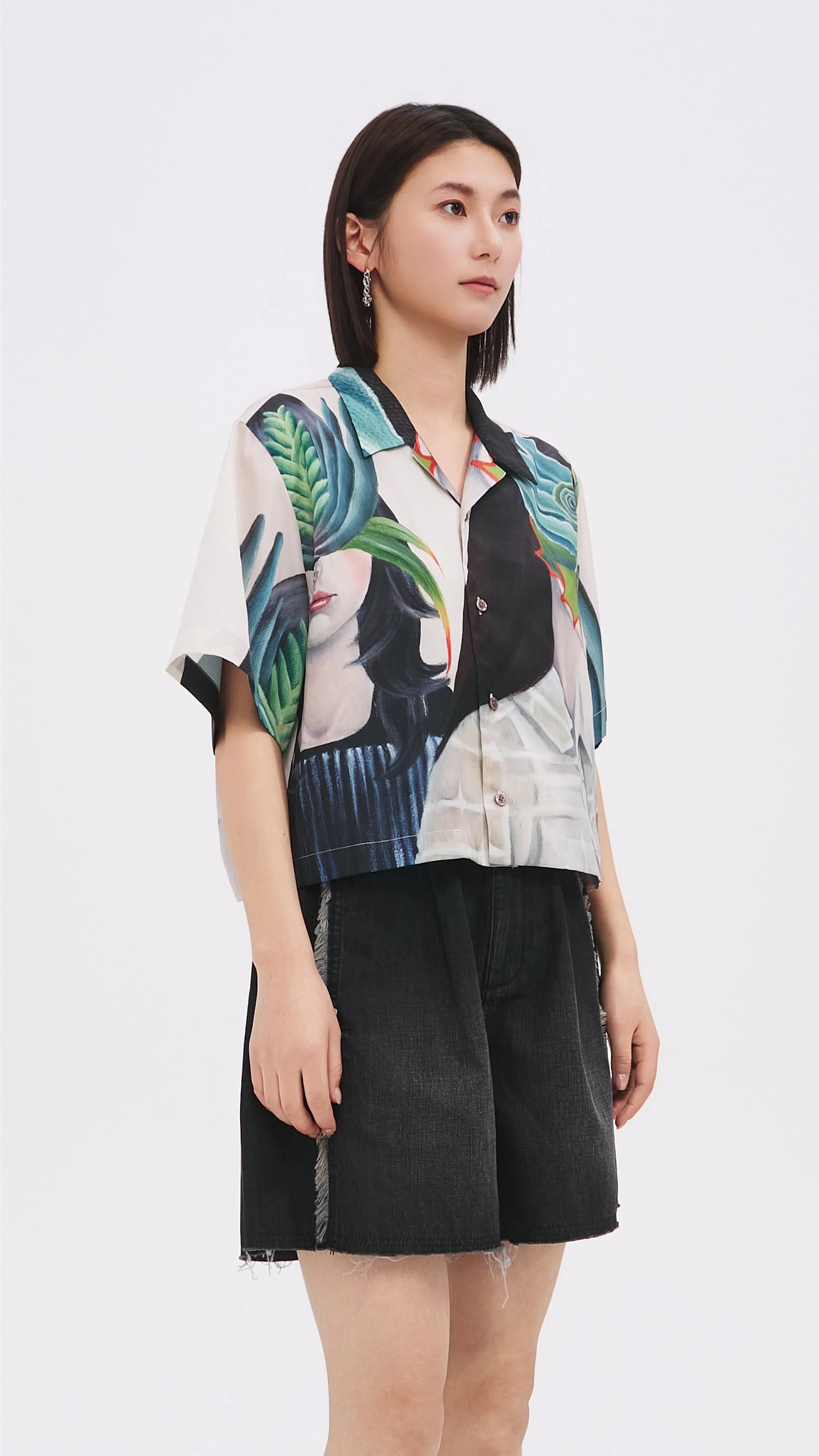 Mariko Enomoto Printed Short Sleeves Shirt