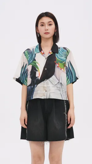 Mariko Enomoto Printed Short Sleeves Shirt