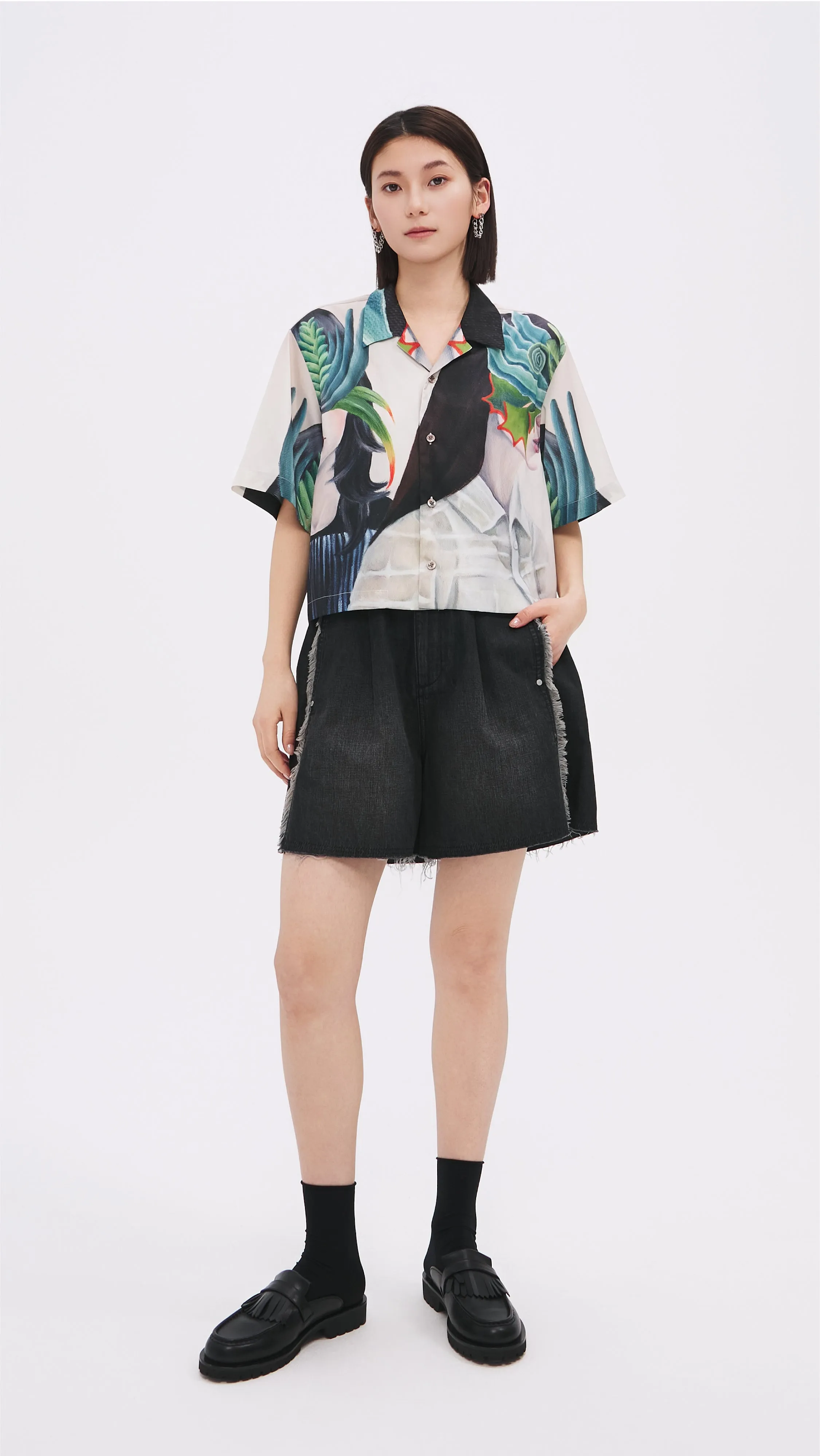 Mariko Enomoto Printed Short Sleeves Shirt