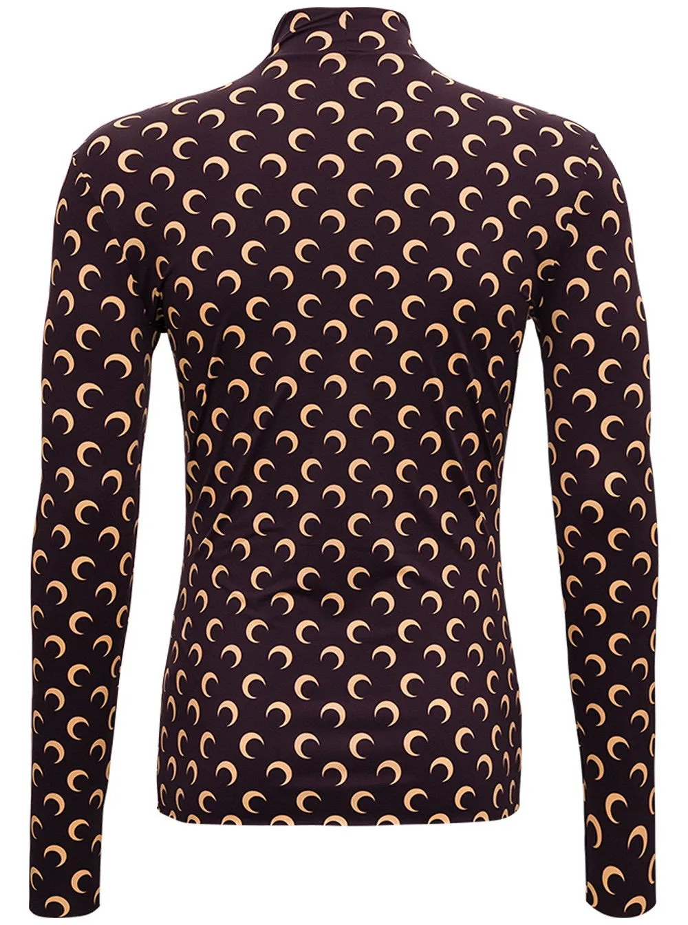 Marine Serre Moon Motif Long-Sleeve Top