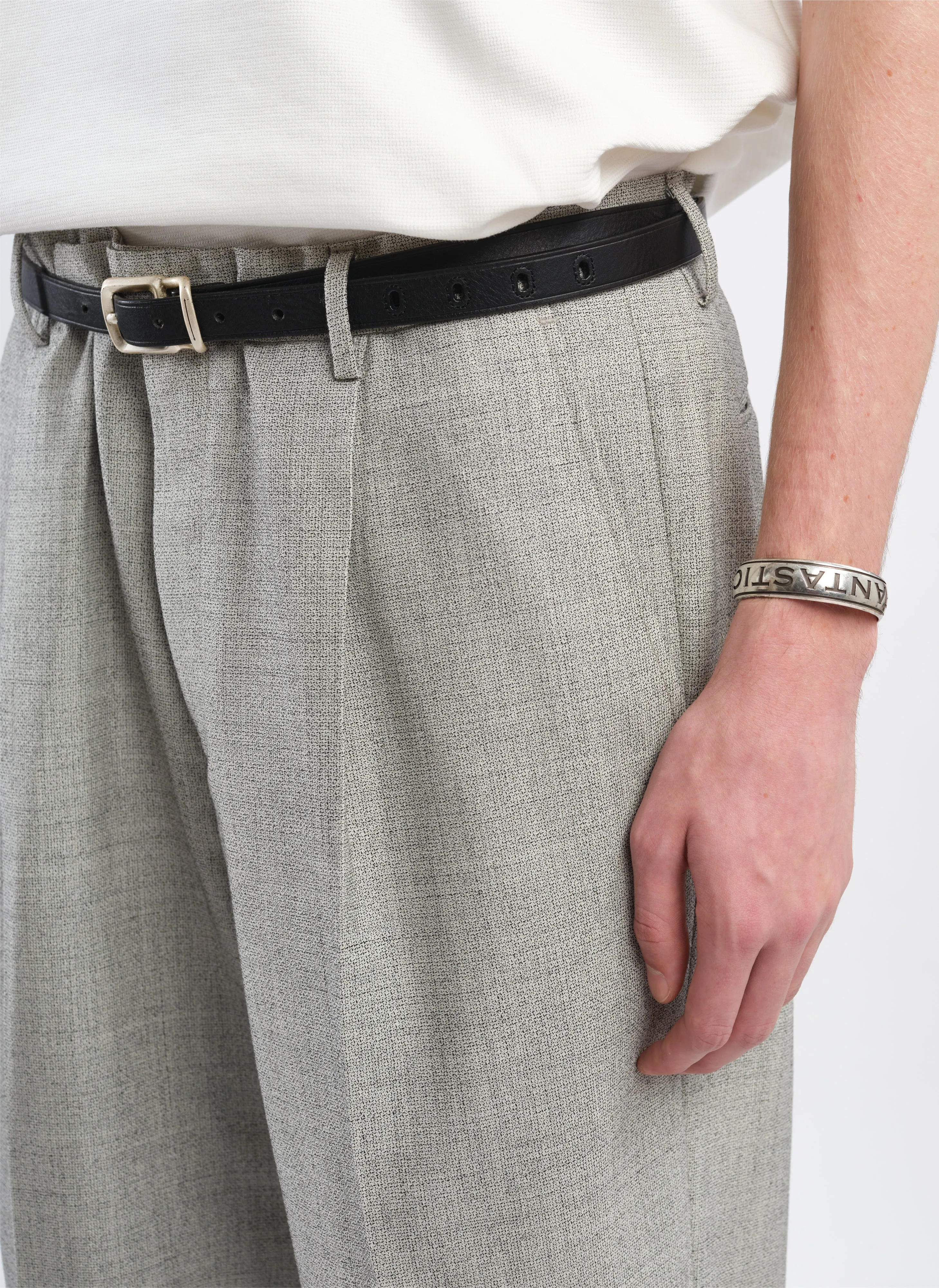 Marzotto Organic Wool Pleated Suit Pants