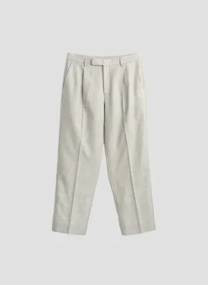 Marzotto Organic Wool Pleated Suit Pants