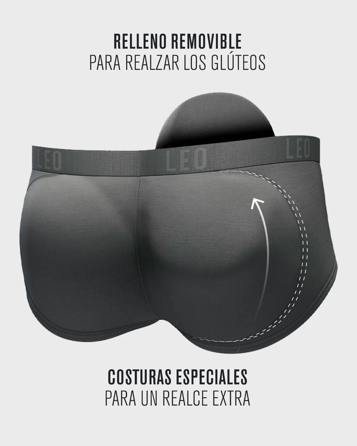 Men's Instant Butt Lift Padded Brief