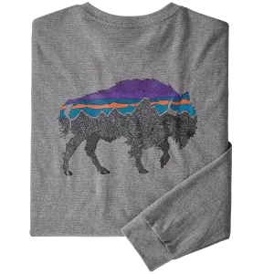 Men's Long-Sleeved Back For Good Responsibili-Tee