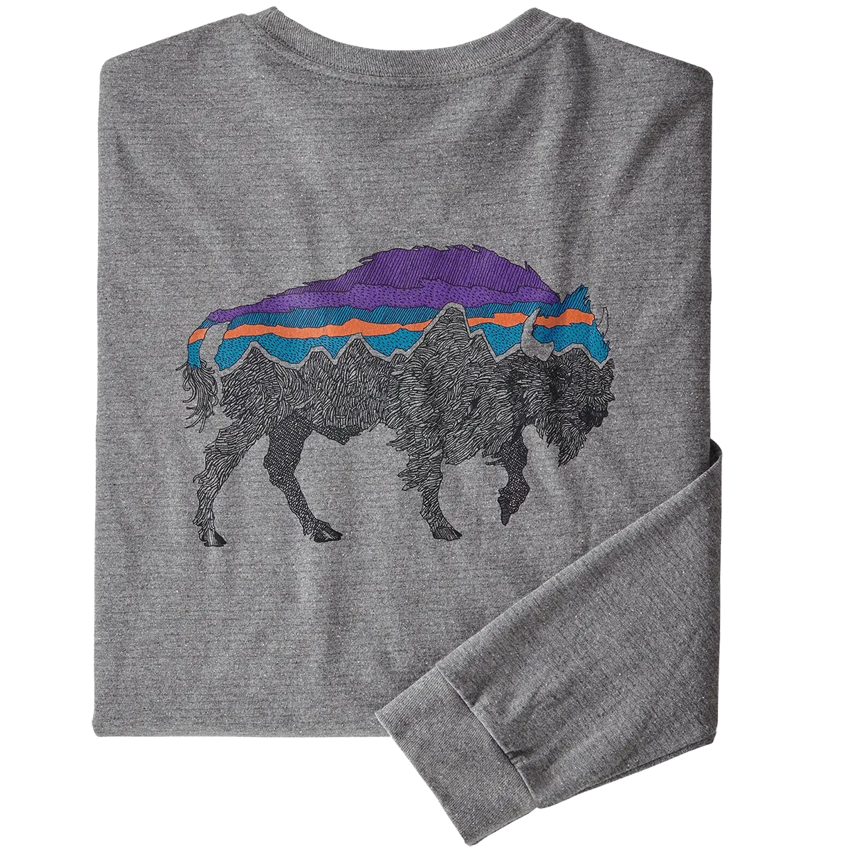 Men's Long-Sleeved Back For Good Responsibili-Tee