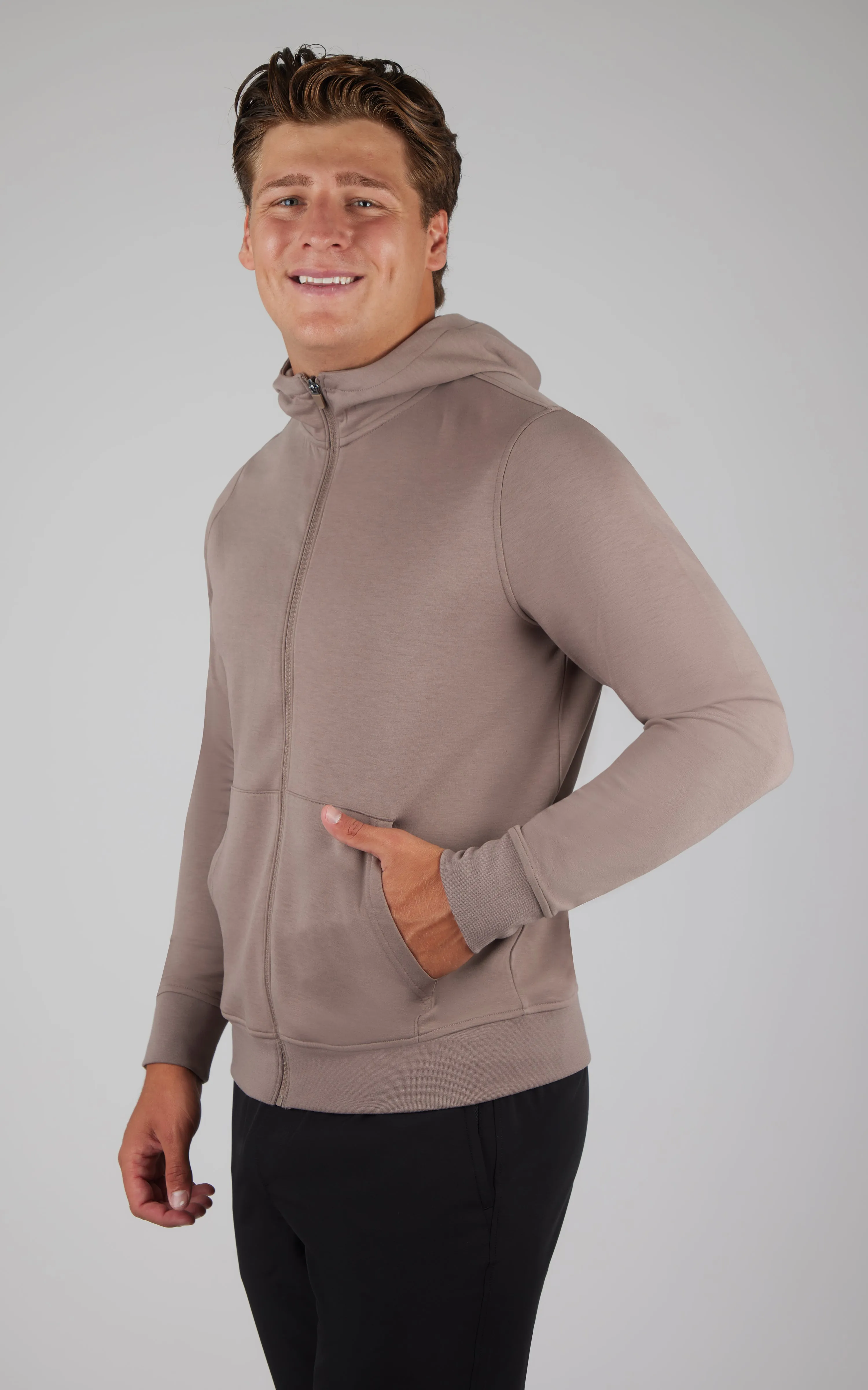 Mens Softlite Full Zip Hoodie