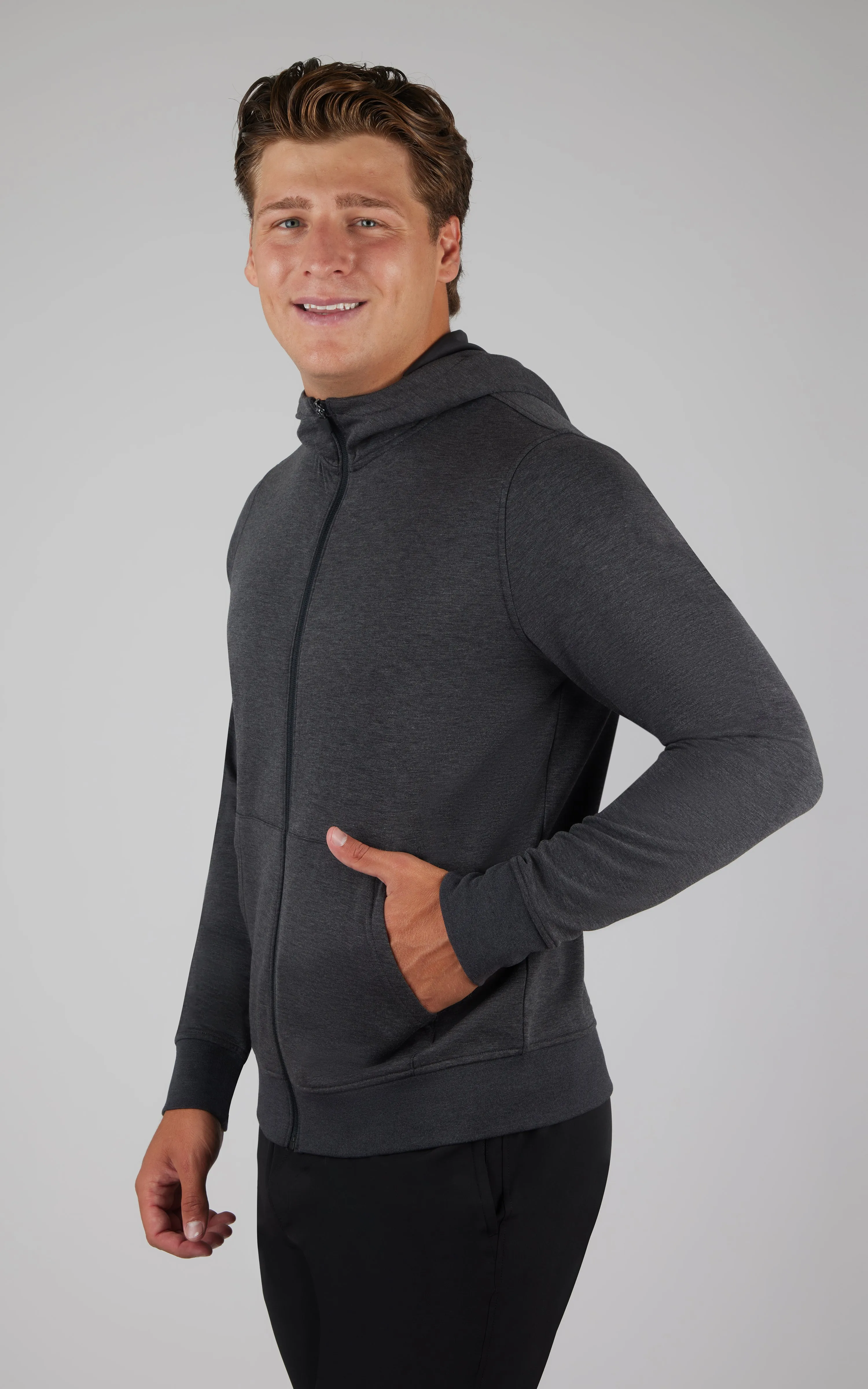 Mens Softlite Full Zip Hoodie