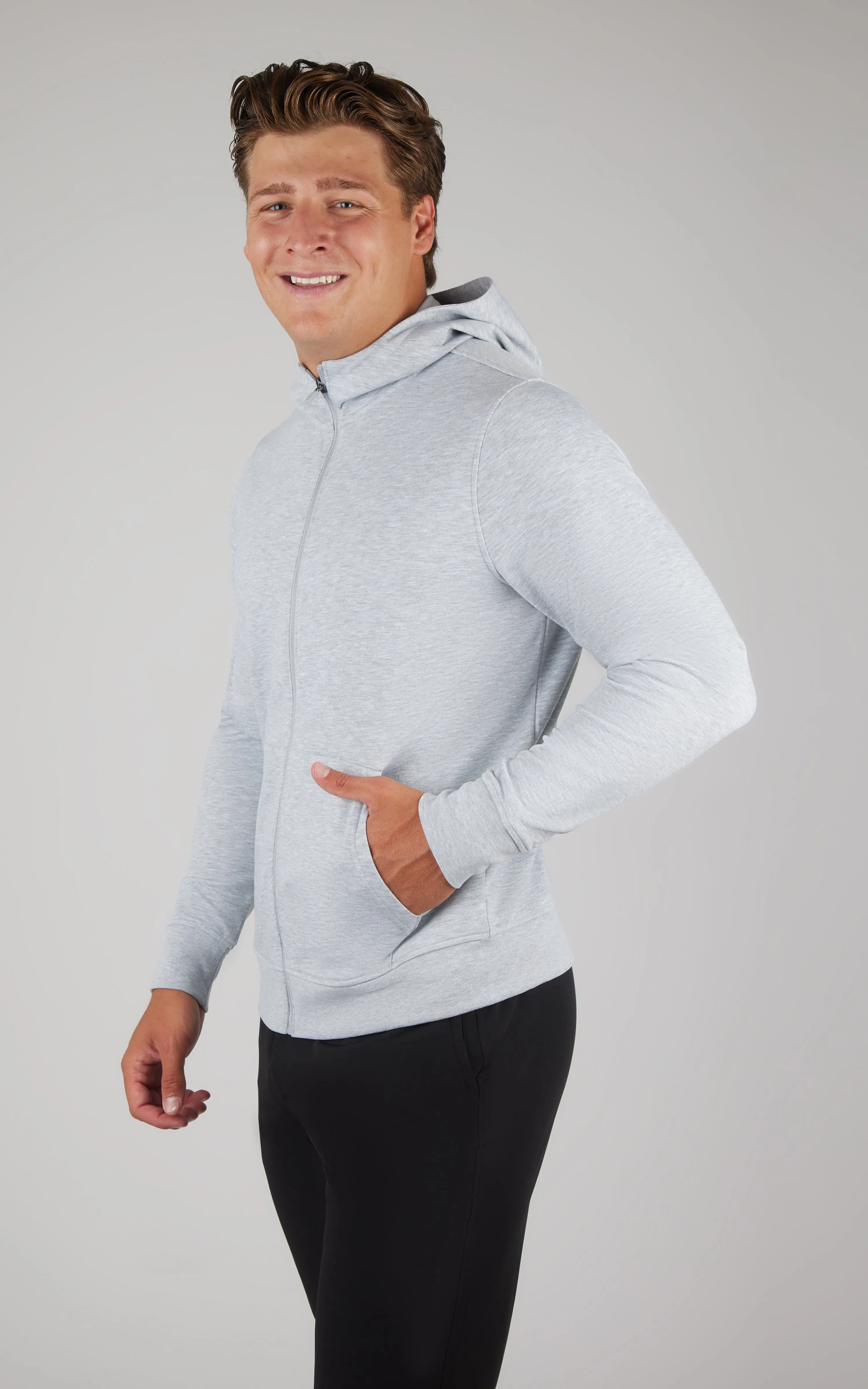 Mens Softlite Full Zip Hoodie