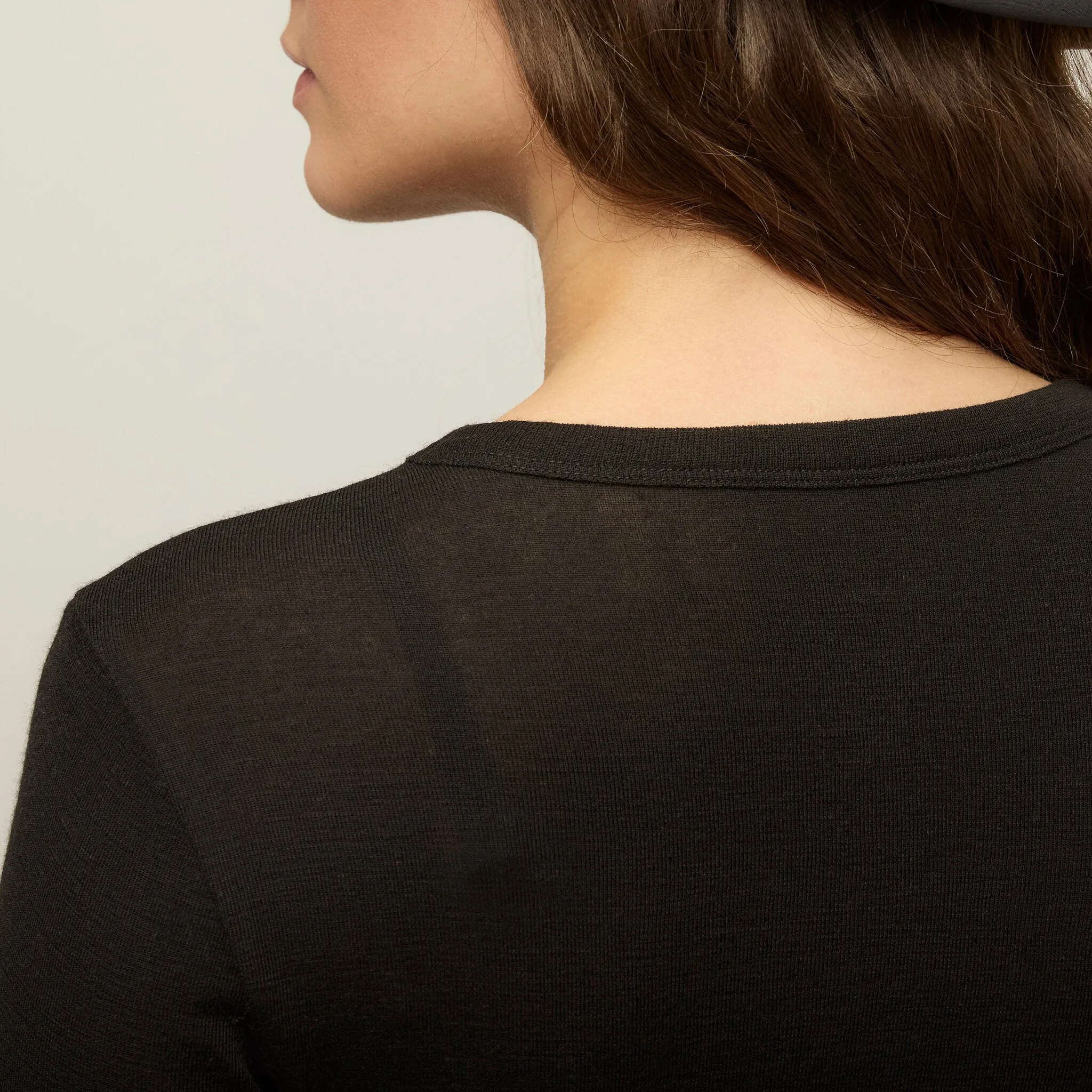 Merino Rib Long Sleeve Shirt