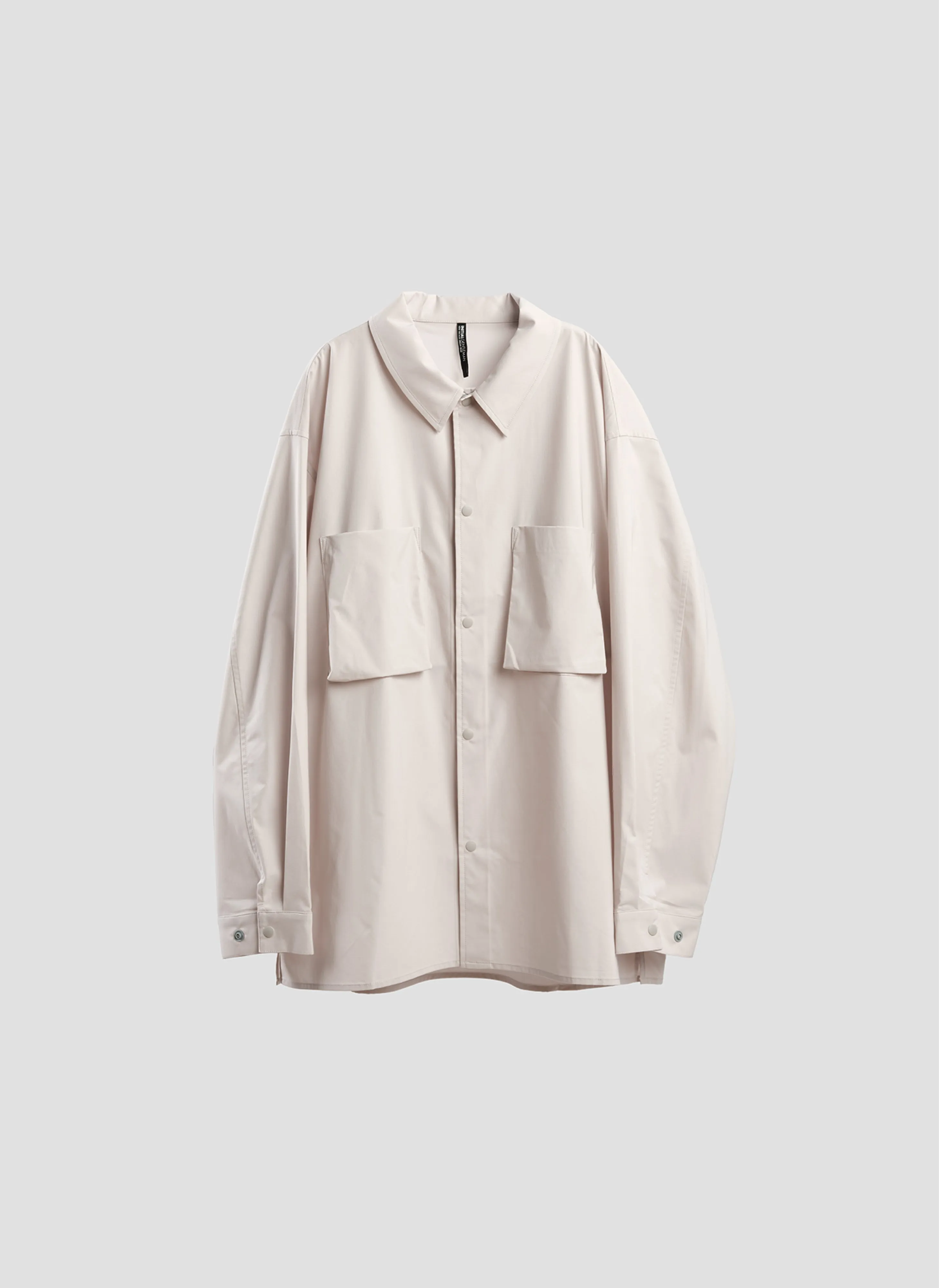 Minotech Snap Button Pocket Open Collar Shirt