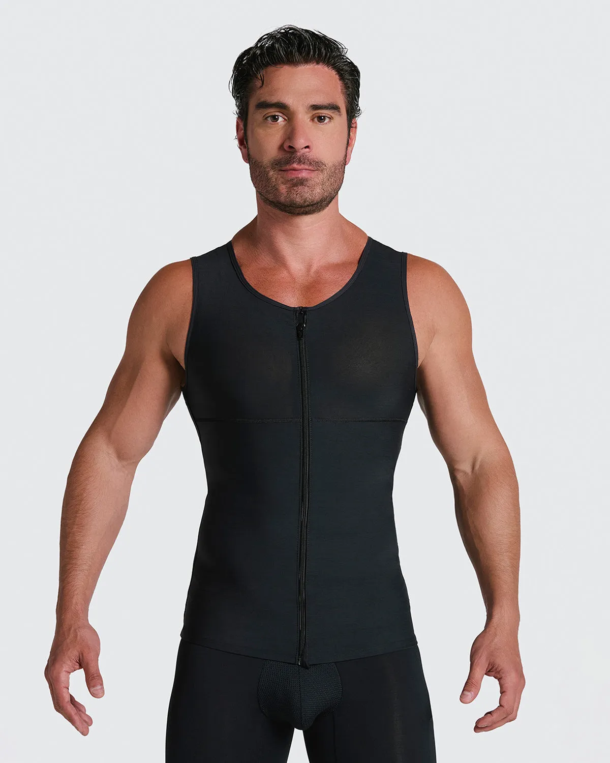 Moderate Shaper Vest with Double-Layered Support in Abs and Back