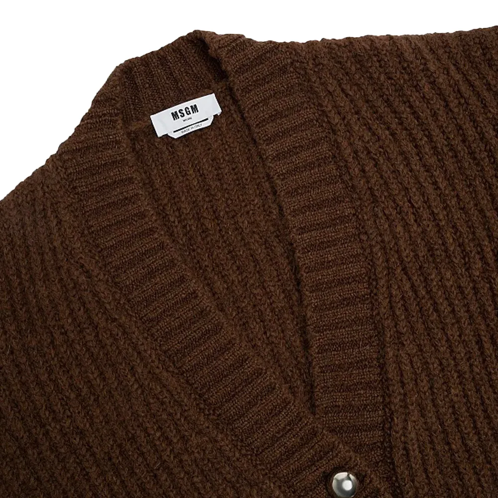 Msgm Maglia Cardigans Brown