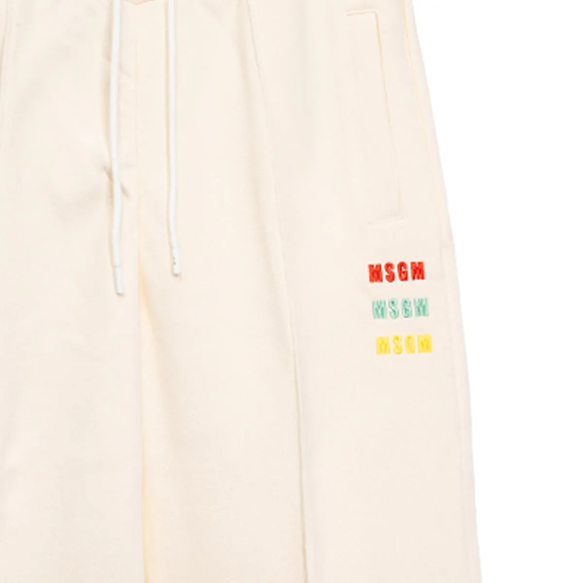 Msgm Pantalone/pants Off White