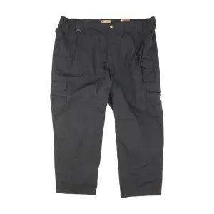 Navy Solid Cargo Pants