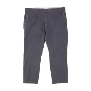 Navy Solid Chino Pants