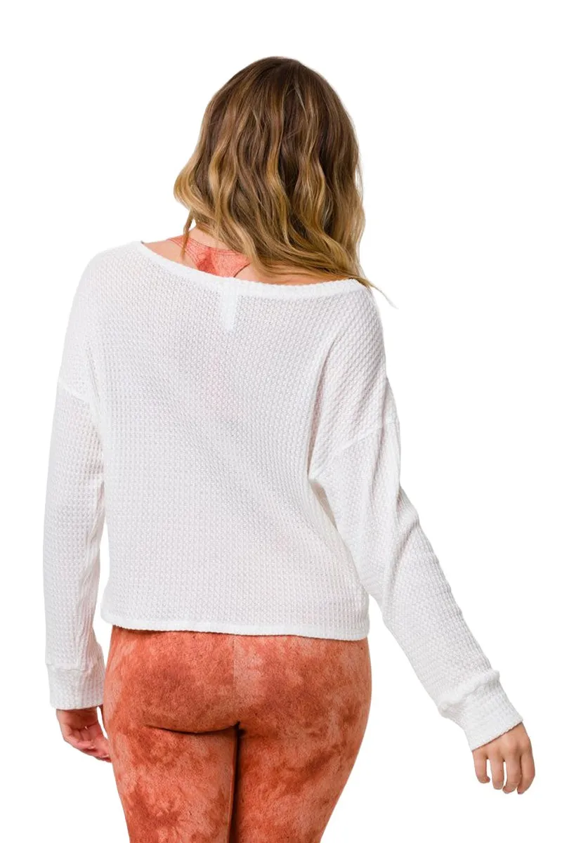 Onzie Waffle Sustainable Long Sleeve Top 3784