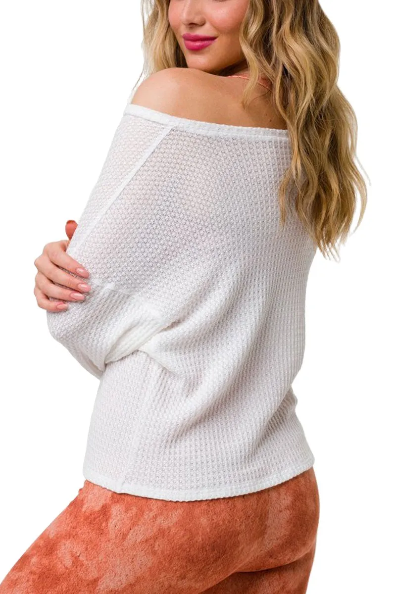 Onzie Waffle Sustainable Long Sleeve Top 3784